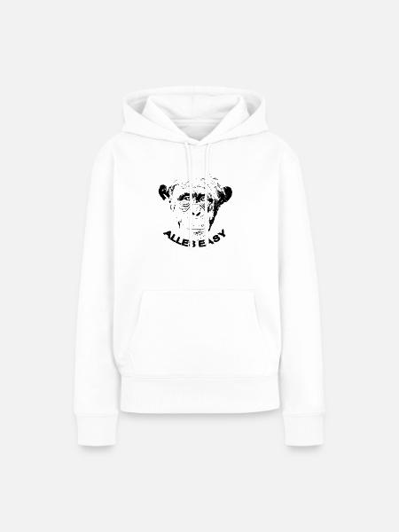 Alles Easy 2 - Frauen Premium Bio Hoodie - Weiß