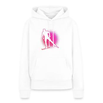 Langlauf Langlauf Skating Langlauf Classic - Frauen Premium Bio Hoodie - Weiß - Vorne - Julia (174cm)