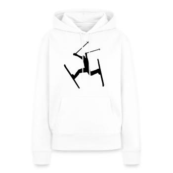 ski - Frauen Premium Bio Hoodie - Weiß - Vorne - Julia (174cm)