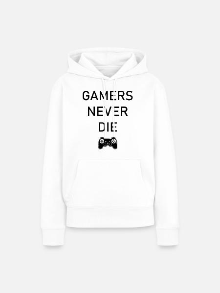 Game Gaming PC - Frauen Premium Bio Hoodie - Weiß