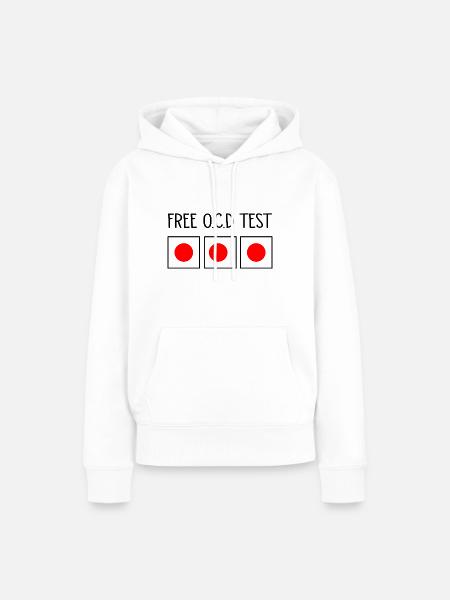 Innerer Monk Free OCD Test - Frauen Premium Bio Hoodie - Weiß