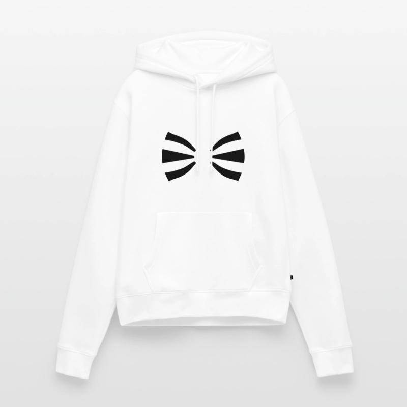 Noeud papillon Sweat à capuche Premium bio Femme