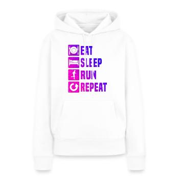 Course à pied Course à pied Course à pied Course à pied Jogging Course Jogging Course Hommes Jogging Race - Sweat à capuche Premium bio Femme - blanc - Devant - Julia (174cm)