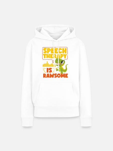 Speech Therapist Therapy Assistant - Frauen Premium Bio Hoodie - Weiß