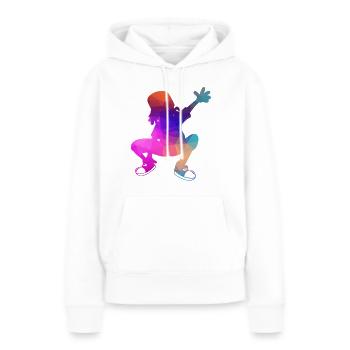 Bboy Breakdancing Breakdance Tanzen Tänzer Breaker - Frauen Premium Bio Hoodie - Weiß - Vorne - Julia (174cm)