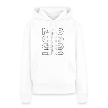 Finest Vintage 2001 Year of birth 2001 Birthday - Women’s Premium Organic Hoodie - white - Front - Julia (174cm)