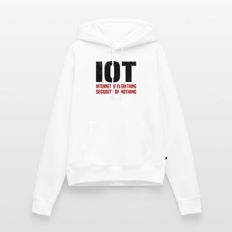 Internet Des Objets IOT Programmeur Admin IT Sweat à capuche Premium bio Femme