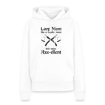 Citation de jeu de rôle pour Larper et Larp - Sweat à capuche Premium bio Femme - blanc - Devant - Julia (174cm)