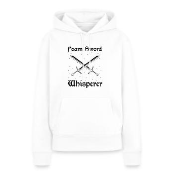 Citation de jeu de rôle pour Larper et Larp - Sweat à capuche Premium bio Femme - blanc - Devant - Julia (174cm)