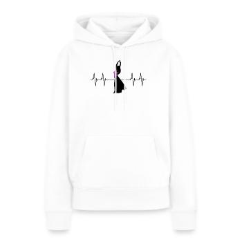 Tanz des Herzens - Sinnlicher Bauchtanz - Frauen Premium Bio Hoodie - Weiß - Vorne - Julia (174cm)