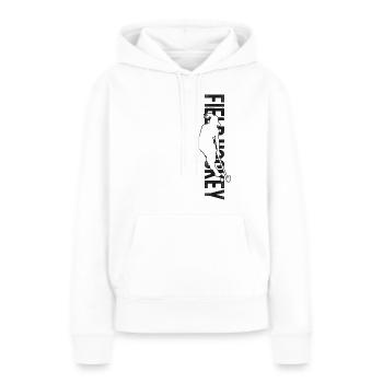 Hockey sur gazon Hockey sur gazon - Sweat à capuche Premium bio Femme - blanc - Devant - Julia (174cm)