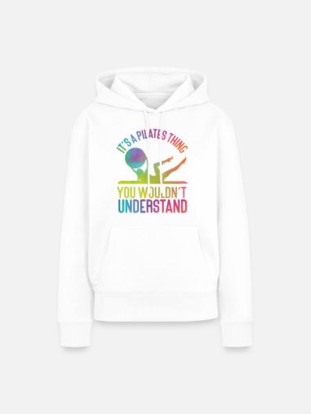 Pilates Instructor Teacher - Frauen Premium Bio Hoodie - Weiß