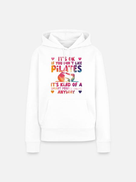 Pilates Instructor Teacher - Frauen Premium Bio Hoodie - Weiß