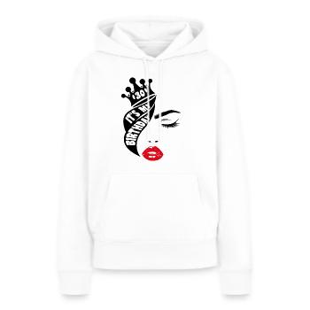 It's My Birthday Queen 30th Birthday Gift - Women’s Premium Organic Hoodie - white - Front - Julia (174cm)