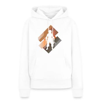 Piraterie Piraten Piratenkopf - Frauen Premium Bio Hoodie - Weiß - Vorne - Julia (174cm)