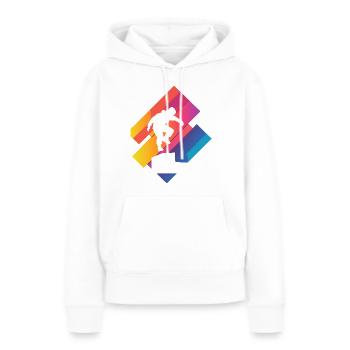 Parkour Stuntman Acrobatics - Women’s Premium Organic Hoodie - white - Front - Julia (174cm)
