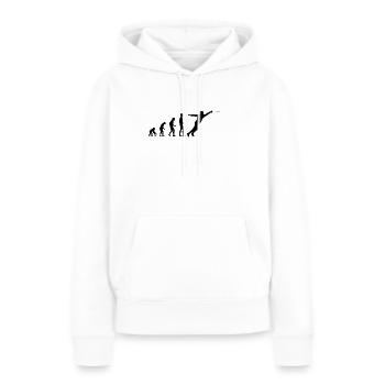 Fechten Evolution Fechter - Frauen Premium Bio Hoodie - Weiß - Vorne - Julia (174cm)