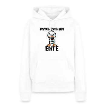 Psychically on the duck - Women’s Premium Organic Hoodie - white - Front - Julia (174cm)