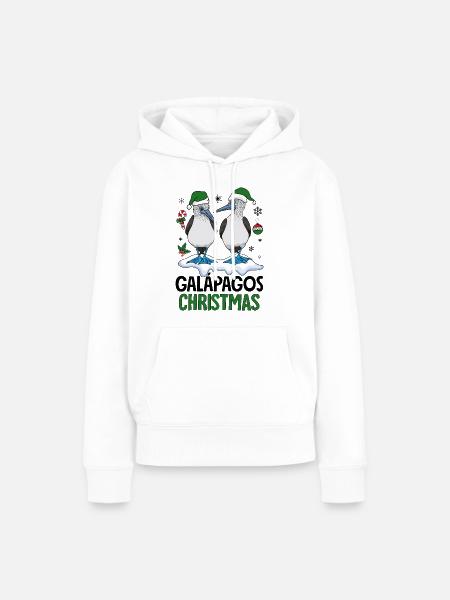 Galapagos Christmas - Frauen Premium Bio Hoodie - Weiß