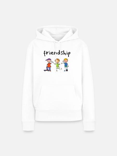 Zurück zur Schule - Frauen Premium Bio Hoodie - Weiß
