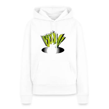 erster comic peng green hier cool LOL shrek - Frauen Premium Bio Hoodie - Weiß - Vorne - Julia (174cm)