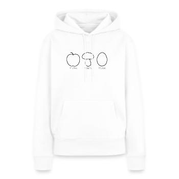 Flora Funga Fauna - Frauen Premium Bio Hoodie - Weiß - Vorne - Julia (174cm)