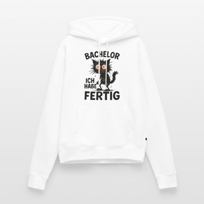 Bachelor Abschluss Absolvent BWL Student Studium Frauen Premium Bio Hoodie