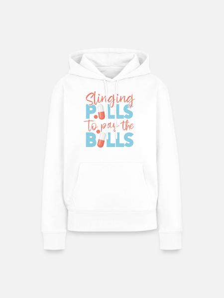 Pharmacy Tech Technician - Frauen Premium Bio Hoodie - Weiß