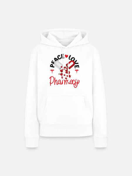 Pharmacy Tech Technician - Frauen Premium Bio Hoodie - Weiß