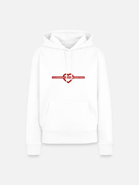 Junggesellinnenabschied Herz - Frauen Premium Bio Hoodie - Weiß