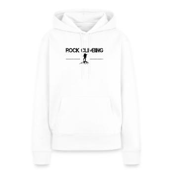 Alpinisme - Sweat à capuche Premium bio Femme - blanc - Devant - Julia (174cm)