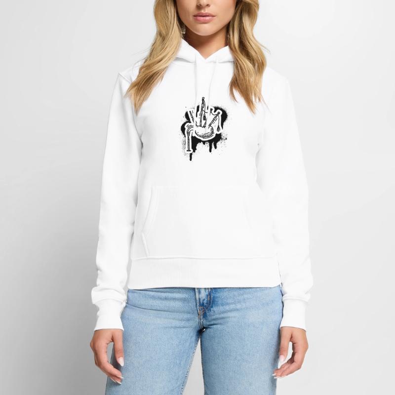 Cornemuse Cornemuse Cornemuse Sweat à capuche Premium bio Femme