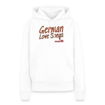 German Love Song - Frauen Premium Bio Hoodie - Weiß - Vorne - Julia (174cm)
