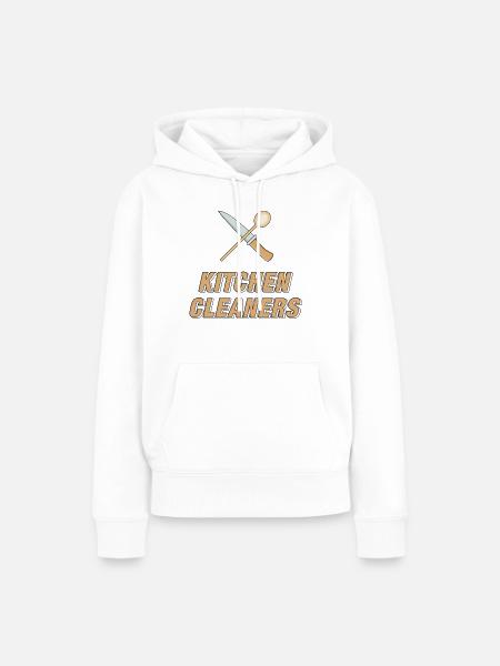 KITCHEN CLEANERS - Frauen Premium Bio Hoodie - Weiß