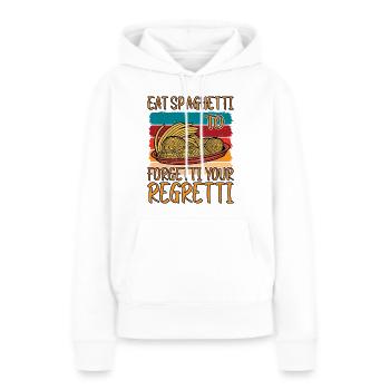 Eat Spaghetti To Forgetti Your Regretti 9 - Frauen Premium Bio Hoodie - Weiß - Vorne - Julia (174cm)
