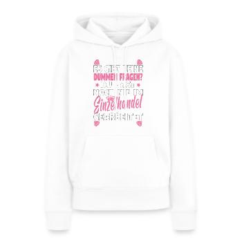 Verkäuferin Muttertag Einzelhandel Verkäufer - Frauen Premium Bio Hoodie - Weiß - Vorne - Julia (174cm)