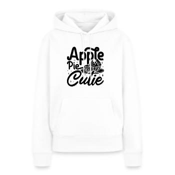 Apple Pie Cutie Cooking Pastries Apple Pie Lover - Frauen Premium Bio Hoodie - Weiß - Vorne - Julia (174cm)
