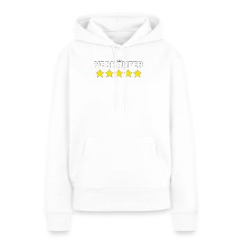 Verkäufer Vatertag Einzelhandel Einzelhändler Papa - Frauen Premium Bio Hoodie - Weiß - Vorne - Julia (174cm)