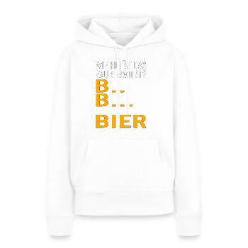 Vatertag Himmelfahrt Bier Nachbar Nachbarn Saufen - Frauen Premium Bio Hoodie - Weiß - Vorne - Julia (174cm)