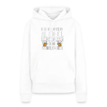 Vatertag Himmelfahrt Bier Nachbar Nachbarn Saufen - Frauen Premium Bio Hoodie - Weiß - Vorne - Julia (174cm)