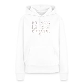 Vatertag Himmelfahrt Bier Nachbar Nachbarn Saufen - Frauen Premium Bio Hoodie - Weiß - Vorne - Julia (174cm)