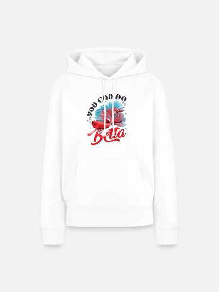 Haltung Von Betta-fischen - Frauen Premium Bio Hoodie - Weiß