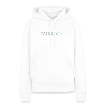 Astrologie Schriftzug - Frauen Premium Bio Hoodie - Weiß - Vorne - Julia (174cm)