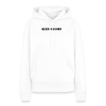Feuerwehr - Helden in Uniform - Frauen Premium Bio Hoodie - Weiß - Vorne - Julia (174cm)