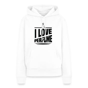 Parfüm Fragrance Perfüm Perfume Parfum - Sweat à capuche Premium bio Femme - blanc - Devant - Julia (174cm)