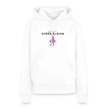 Chemise de cheerleading - Sweat à capuche Premium bio Femme - blanc - Devant - Julia (174cm)