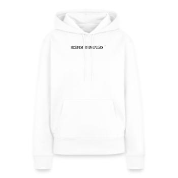 Feuerwehr - Helden in Uniform - Frauen Premium Bio Hoodie - Weiß - Vorne - Julia (174cm)