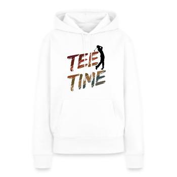 Golfplatz zum Golfen Golf - Frauen Premium Bio Hoodie - Weiß - Vorne - Julia (174cm)