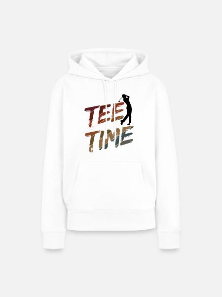 Golfplatz zum Golfen Golf - Frauen Premium Bio Hoodie - Weiß