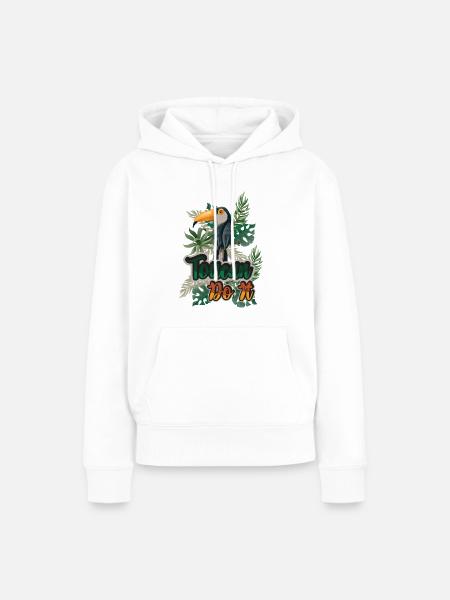 Toucan Do It - Frauen Premium Bio Hoodie - Weiß